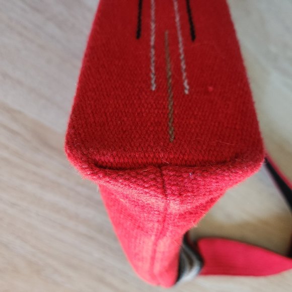 Orteca's Chimayo 100% Wool Hand Woven Navajo Native Southwest Shoulder Bag - Picture 4 of 9